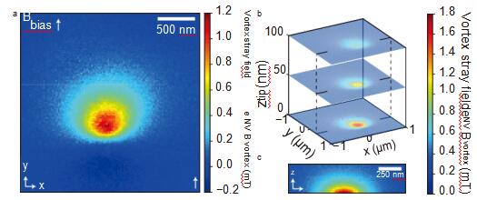 SNVM لتصوير المجالات المغناطيسية الضالة لدوامة التدفق الفردية