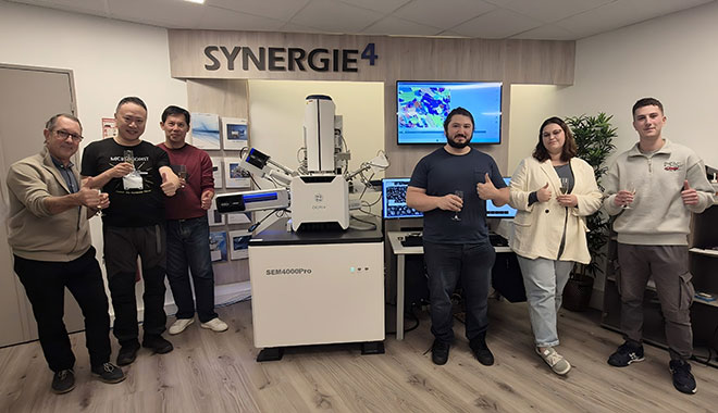 تم تركيب CIQTEK FESEM SEM4000Pro في صالة عرض SYNERGIE4 — خطوة جديدة في أوروبا