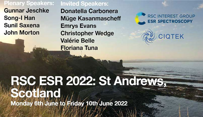 CIQTEK لحضور International RSC ESR 2022 في سانت أندروز، اسكتلندا
